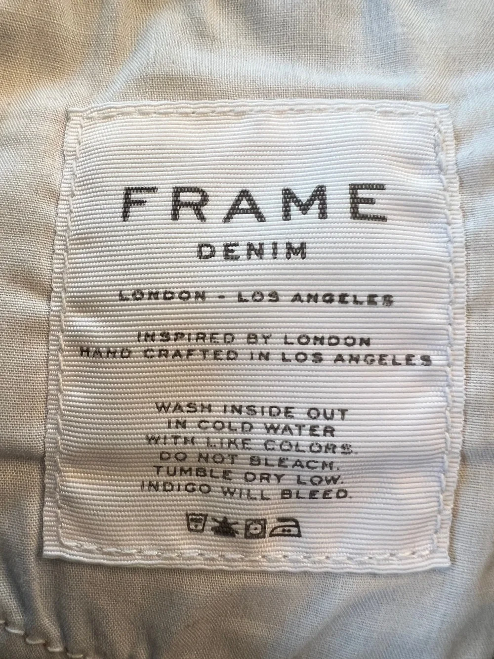 FRAME Le High Skinny High Waist Jeans - Dark Indigo size 24 - Picture 9 of 14